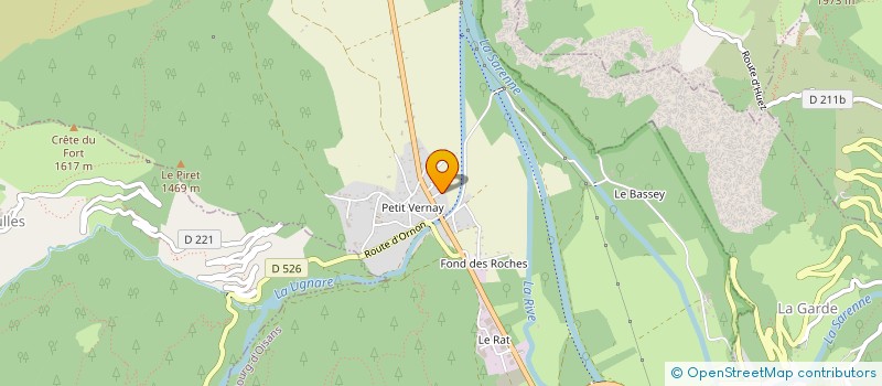 localisation de l'entreprise MONSIEUR ELIOT PENTECOTE  LES DEUX ALPES