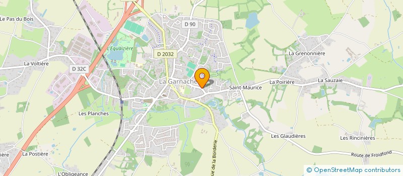 localisation de l'entreprise MONSIEUR ELIOT ROCAND  LA GARNACHE