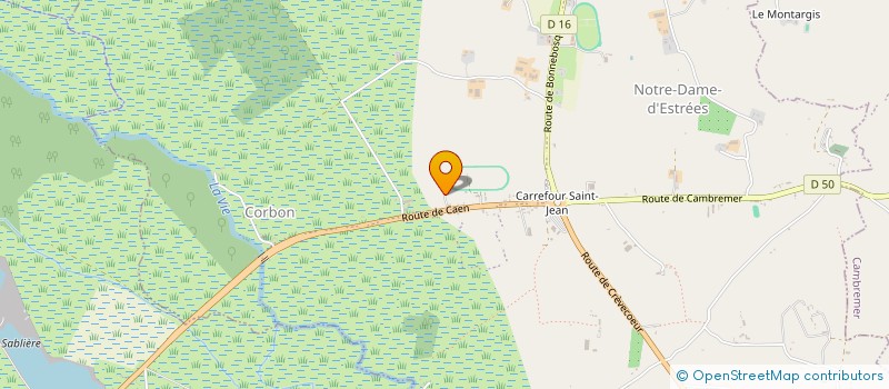 localisation de l'entreprise MONSIEUR ELIOT SCHEURMANN  NOTRE-DAME-D'ESTREES-CORBON