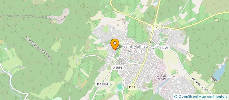 localisation de l'entreprise MONSIEUR ELIOT SOLIGNAC  SAINTE-CROIX-DE-QUINTILLARGUES