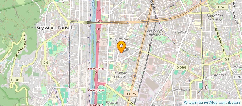 localisation de l'entreprise MONSIEUR ELIOTE BEZ  GRENOBLE