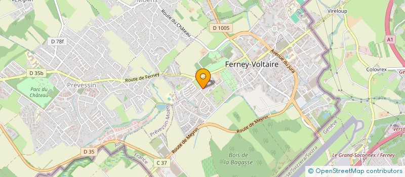 localisation de l'entreprise MONSIEUR ELIOTT ABADIE à FERNEY-VOLTAIRE