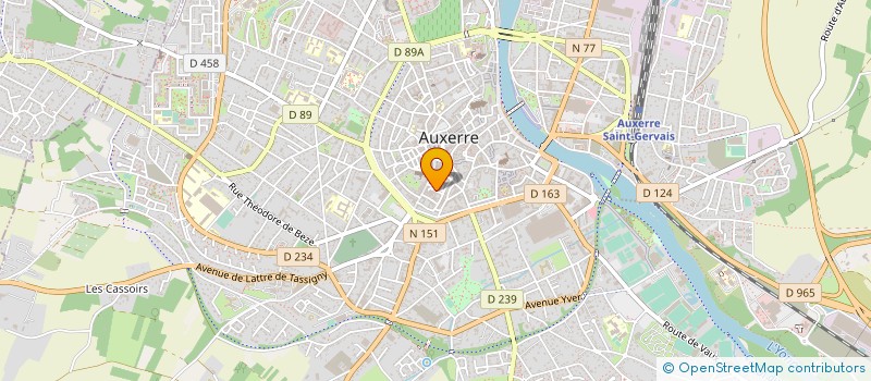 localisation de l'entreprise MONSIEUR ELIOTT AMCHIN à AUXERRE