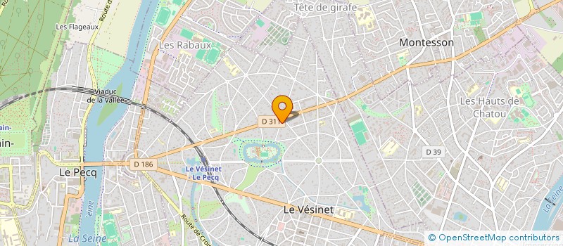 localisation de l'entreprise MONSIEUR ELIOTT ANGLADE  LE VESINET