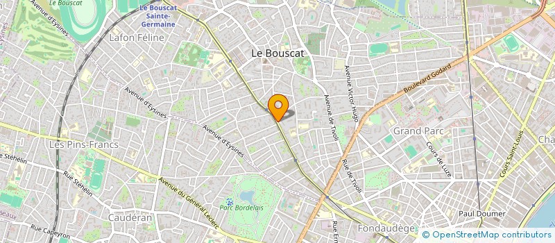 localisation de l'entreprise MONSIEUR ELIOTT ARNAUD  LE BOUSCAT