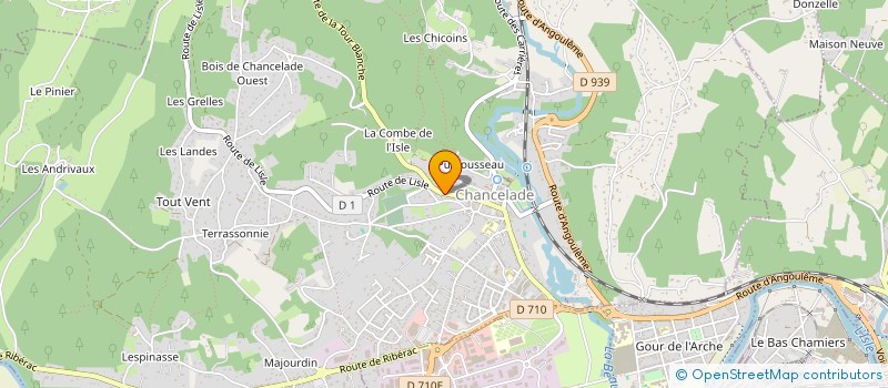 localisation de l'entreprise MONSIEUR ELIOTT CARRIERE à CHANCELADE