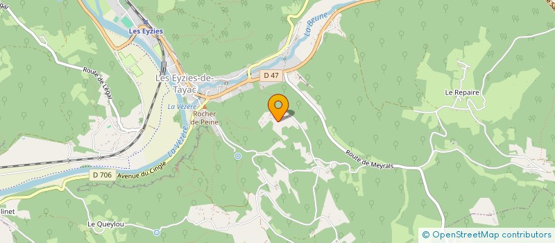 localisation de l'entreprise MONSIEUR ELIOTT DEJEAN  LES EYZIES