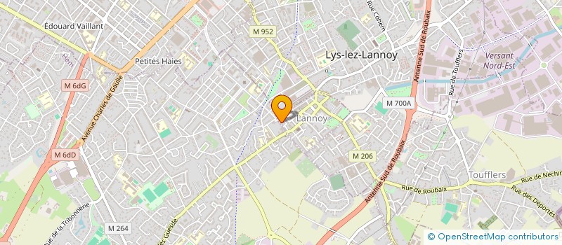 localisation de l'entreprise MONSIEUR ELIOTT DEVOS  LANNOY