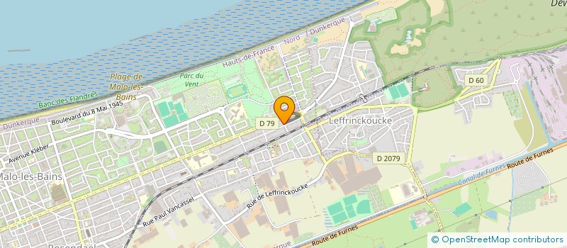 localisation de l'entreprise MONSIEUR ELIOTT DROULEZ  DUNKERQUE
