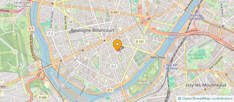 localisation de l'entreprise MONSIEUR ELIOTT DULIN  BOULOGNE-BILLANCOURT