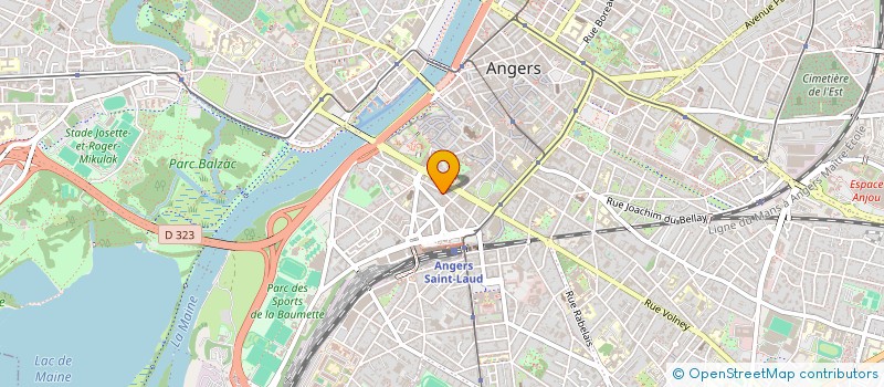 localisation de l'entreprise MONSIEUR ELIOTT EUZEN à ANGERS