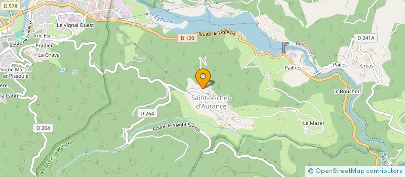 localisation de l'entreprise MONSIEUR ELIOTT FALGON  SAINT MICHEL D'AURANCE