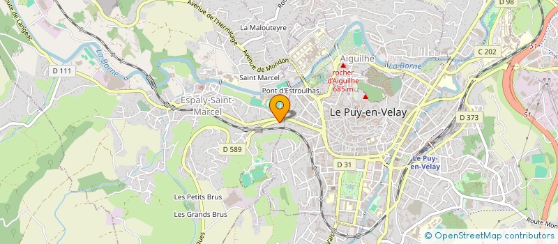 localisation de l'entreprise MONSIEUR ELIOTT GATTIER  ESPALY-SAINT-MARCEL