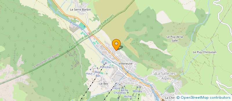 localisation de l'entreprise MONSIEUR ELIOTT GROLIER  LA SALLE-LES-ALPES