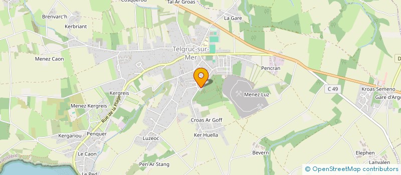 localisation de l'entreprise MONSIEUR ELIOTT LABROSSE  TELGRUC-SUR-MER
