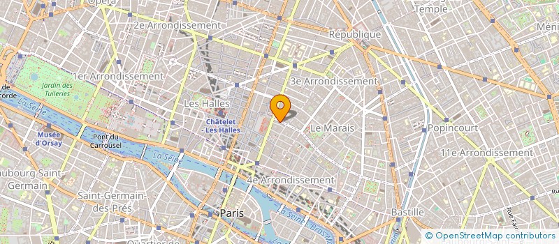 localisation de l'entreprise MONSIEUR ELIOTT LE CALVE  PARIS