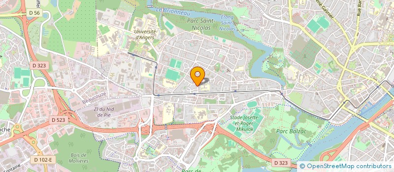 localisation de l'entreprise MONSIEUR ELIOTT LE ROUX à ANGERS