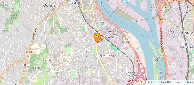 localisation de l'entreprise MONSIEUR ELIOTT LEGUERE  OULLINS-PIERRE-BENITE