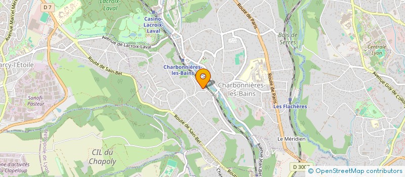 localisation de l'entreprise MONSIEUR ELIOTT MALARTRE  CHARBONNIERES-LES-BAINS