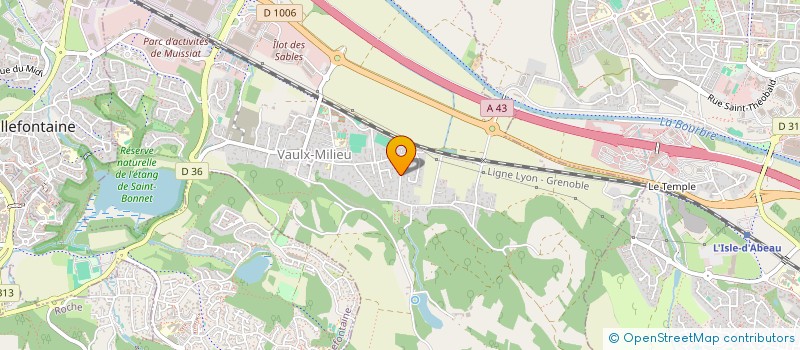 localisation de l'entreprise MONSIEUR ELIOTT MOURA  VAULX-MILIEU