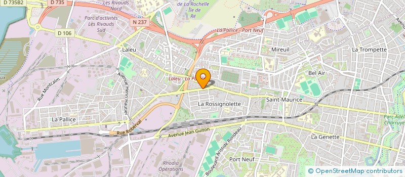 localisation de l'entreprise MONSIEUR ELIOTT PIED à LA ROCHELLE
