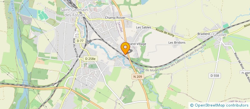 localisation de l'entreprise MONSIEUR ELIOTT PRISSETTE  SAINT-GERMAIN-DES-FOSSES