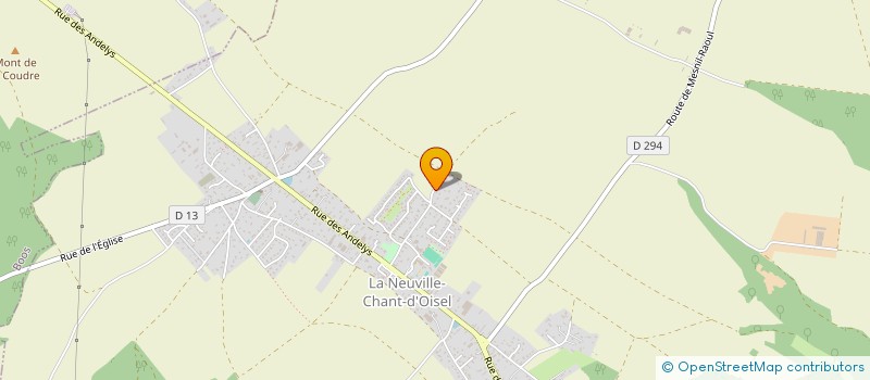 localisation de l'entreprise MONSIEUR ELIOTT RAWINSKI  LA NEUVILLE-CHANT-D'OISEL