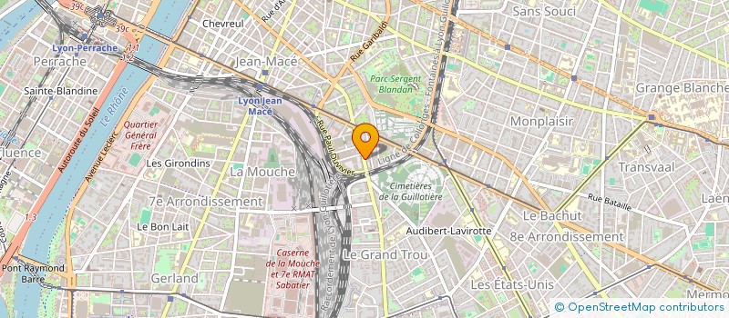 localisation de l'entreprise MONSIEUR ELIOTT REGNIER  LYON