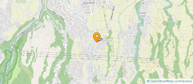 localisation de l'entreprise MONSIEUR ELIOTT ROCHE  SAINTE-MARIE