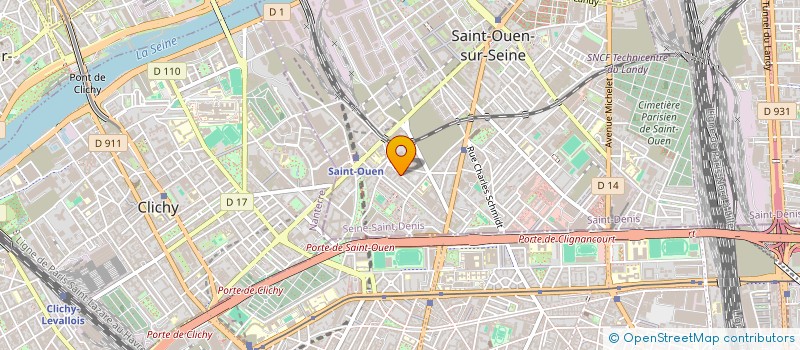 localisation de l'entreprise MONSIEUR ELIOTT ROUAS à SAINT-OUEN-SUR-SEINE