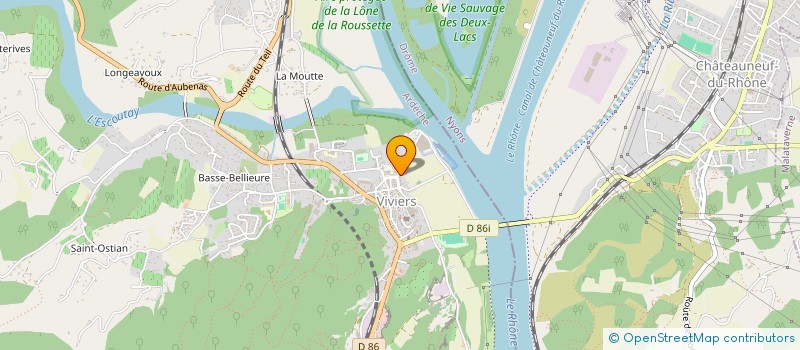 localisation de l'entreprise MONSIEUR ELIOTT SALVATORE  VIVIERS