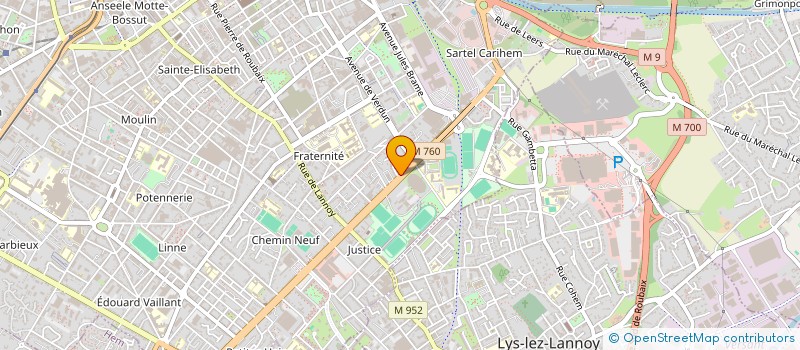 localisation de l'entreprise MONSIEUR ELIOTT VANDE CASTEELE  ROUBAIX