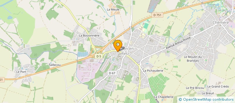 localisation de l'entreprise MONSIEUR ELIOTT VENTALON à SAINT-PERE-EN-RETZ