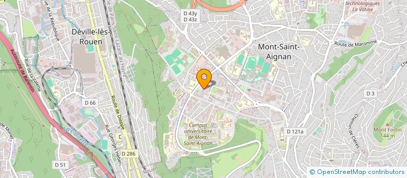 localisation de l'entreprise MONSIEUR ELIOTT VITRAND  MONT-SAINT-AIGNAN