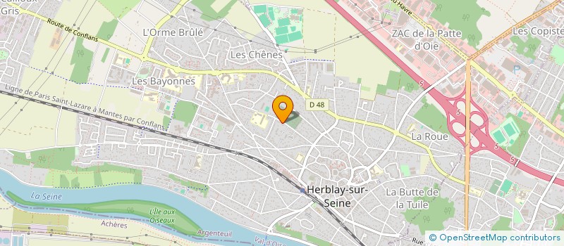 localisation de l'entreprise MONSIEUR ELIOTT WAHBA  HERBLAY-SUR-SEINE