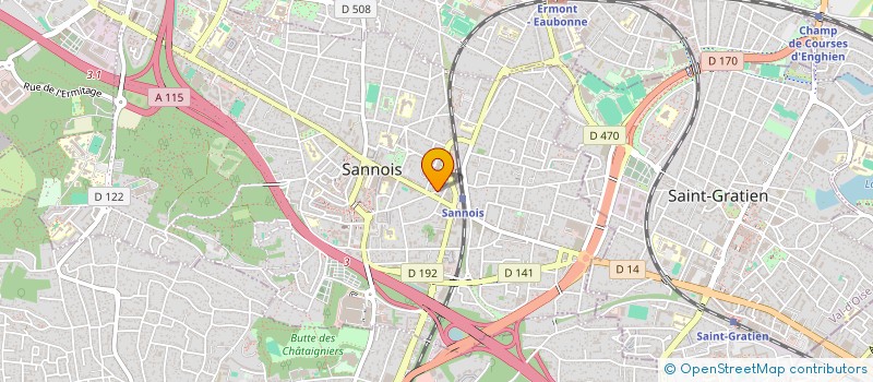 localisation de l'entreprise MONSIEUR ELISA SALOHINATSIVA  SANNOIS