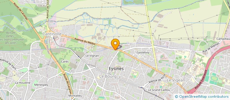 localisation de l'entreprise MONSIEUR ELISABETE LOPES CAROLINO  EYSINES