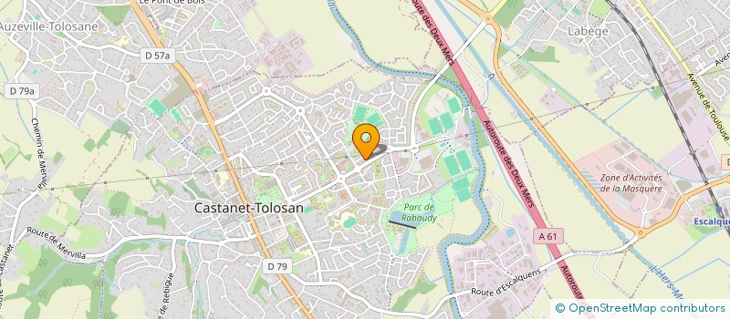 localisation de l'entreprise MONSIEUR ELISANDRO MANZAILA QUISSANGA  CASTANET-TOLOSAN