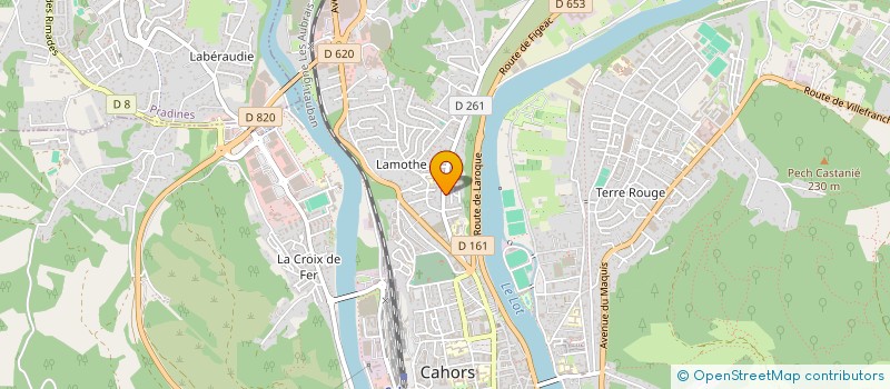 localisation de l'entreprise MONSIEUR ELISE DUPLESSIS KERGOMARD  CIEURAC