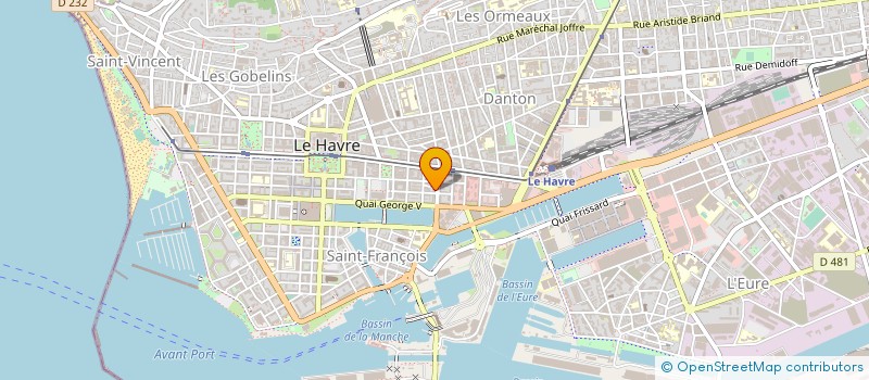 localisation de l'entreprise MONSIEUR ELISEE BISMUTH  LE HAVRE