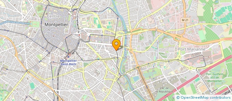 localisation de l'entreprise MONSIEUR ELISEE MONTFAJON  MONTPELLIER