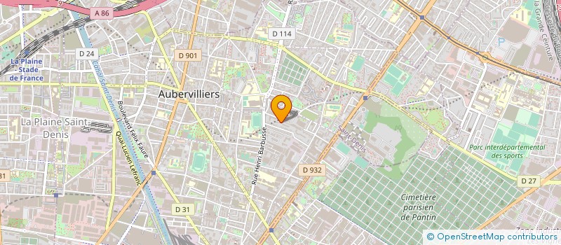 localisation de l'entreprise MONSIEUR ELISEE NGUEMATCHA NGUEYI à AUBERVILLIERS