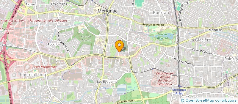 localisation de l'entreprise MONSIEUR ELISEE SALAT  MERIGNAC