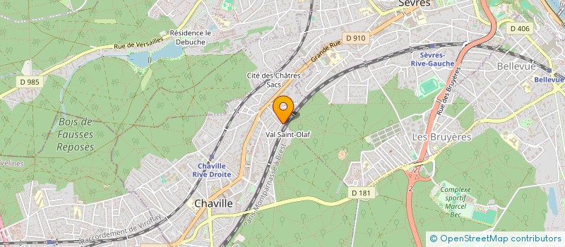 localisation de l'entreprise MONSIEUR ELISEI SINCHETRU  CHAVILLE