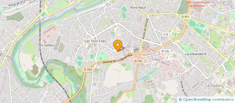 localisation de l'entreprise MONSIEUR ELISEI STANA  POITIERS