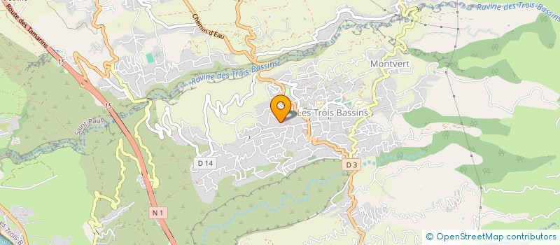 localisation de l'entreprise MONSIEUR ELISIEN CADARSI  LES TROIS-BASSINS