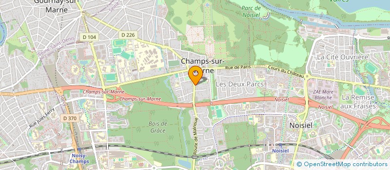 localisation de l'entreprise MONSIEUR ELISIO MANUEL DE ALMEIDA BARBOSA  CHAMPS-SUR-MARNE