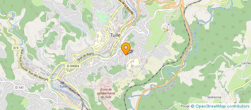 localisation de l'entreprise MONSIEUR ELISIO MARQUES GOMES  TULLE