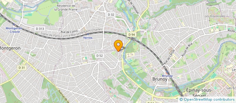 localisation de l'entreprise MONSIEUR ELIUD TOUSSAINT  BRUNOY