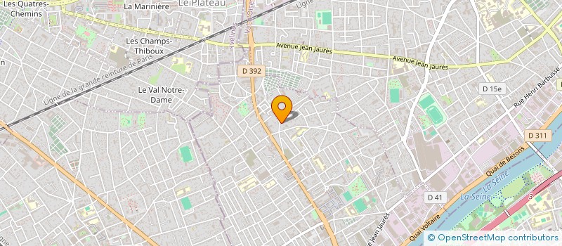 localisation de l'entreprise MONSIEUR ELIZANDRO DE LEMOS  BEZONS